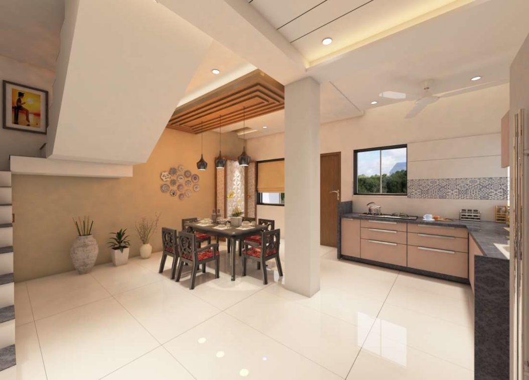 Lakshmidarshan  BungalowThe experience of a dream world steeped in the Indian architectural tradition, in a Dumas silhouetted by the sea. - ArtqoraWe make your dream house - We make your dream house